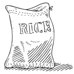 black-white-drawing-bag-rice_1209112-823